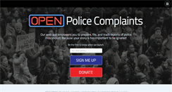 Desktop Screenshot of openpolice.org